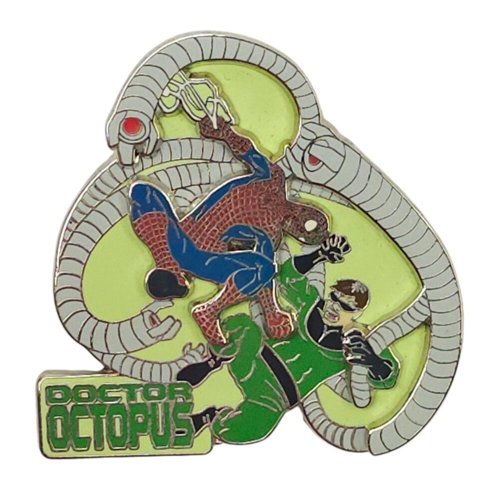 Universal Studios 2008 Spider-Man VS Dr Octopus Limited Edition 500 3-D Pin